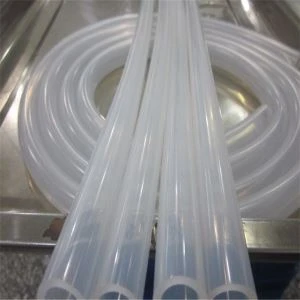 Hochtemperaturbeständiger, weicher, flexibler, transparenter Silikonkautschukschlauch, 8 mm